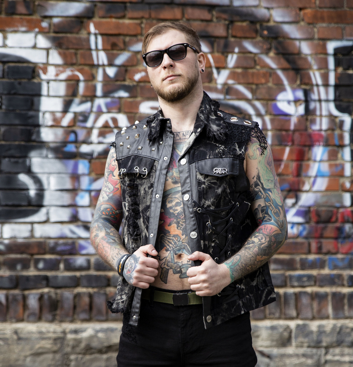 men's vest DEVIL FASHION - Punk - WT072 - metalshop.uk